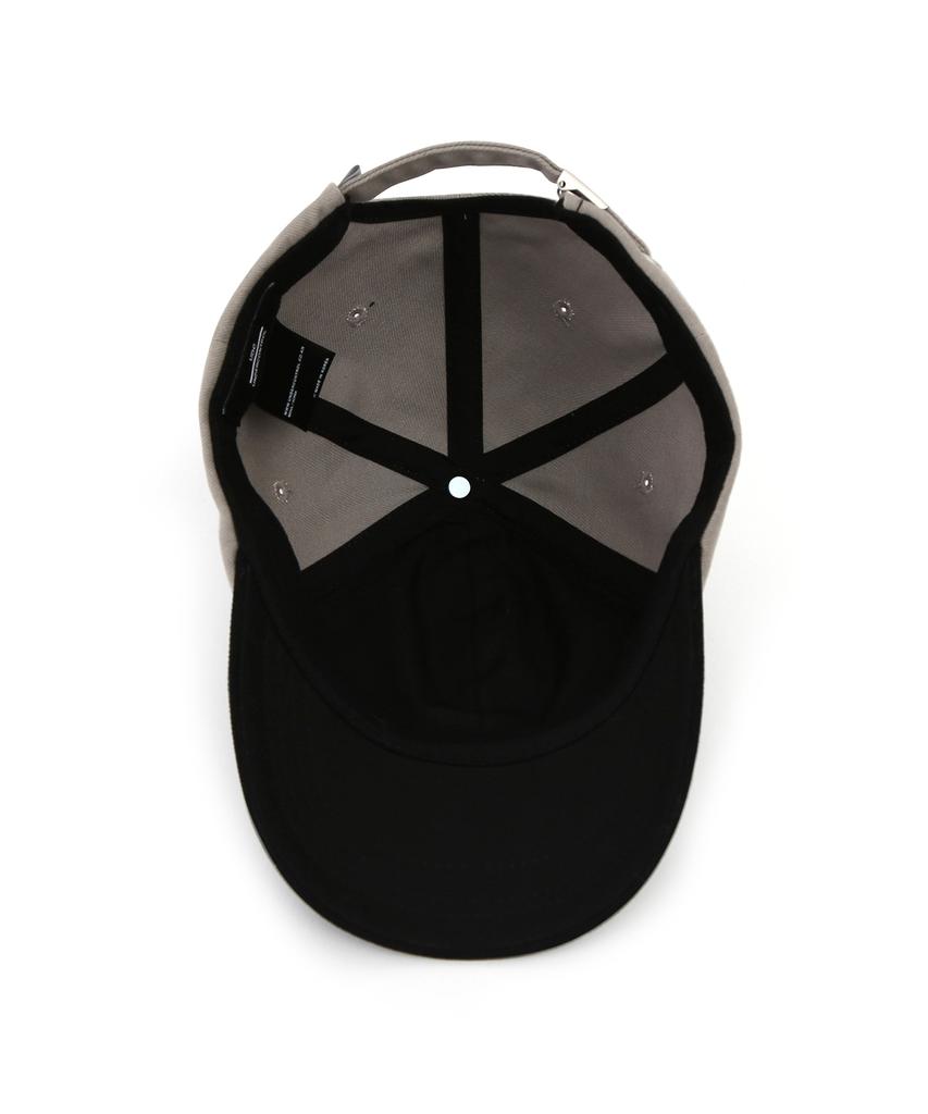 Eondeok Eonteulol Cotton Color Block Ball Cap Color Shadow / Classic Bb / Black Grey