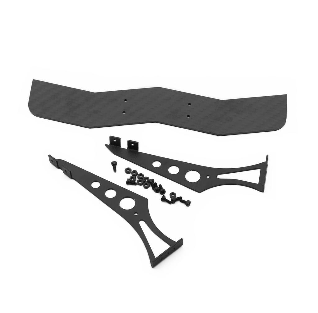 SHEAWA Rear Wing/Tail Wing for Tamiya TT-02/XV-01, Carbon Fiber, Durable, Improves Driving Stability, Rear Spoiler, Modified Part, Accessory