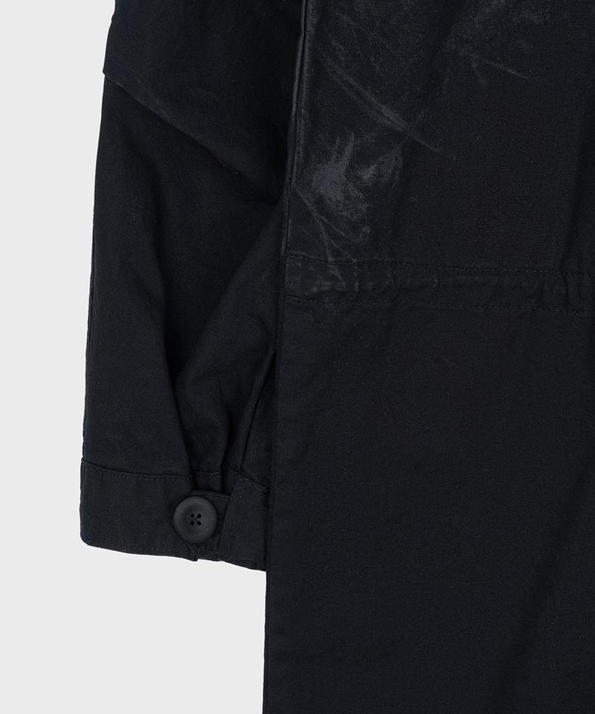 Surface Edition Waxed M-65 Fishtail Parka Black
