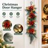 Red Berries Christmas Pine Garland Snow Flocked Red Berry Garland  Fireplace Decoration