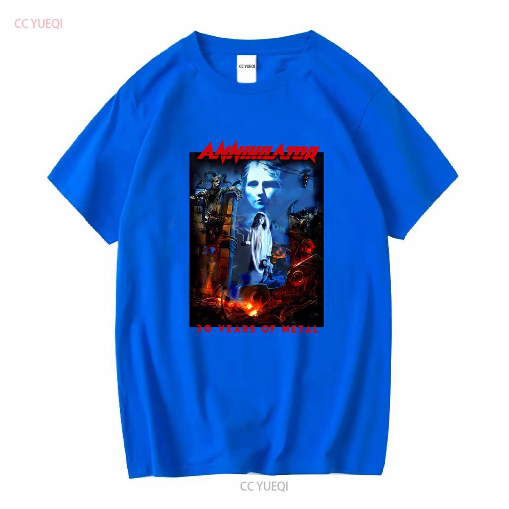 Popular Annihilator 30 Years Of Metal T Shirt Size S 234xl Fn829 Long Or Short Sleeves Vintage Washed Casual Designer Clothes