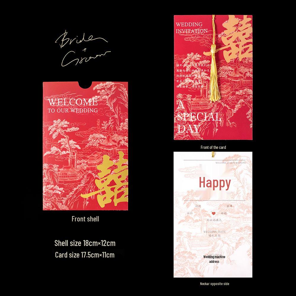 2025 Happy Wedding Box: Elegant Fruit Gift Packaging