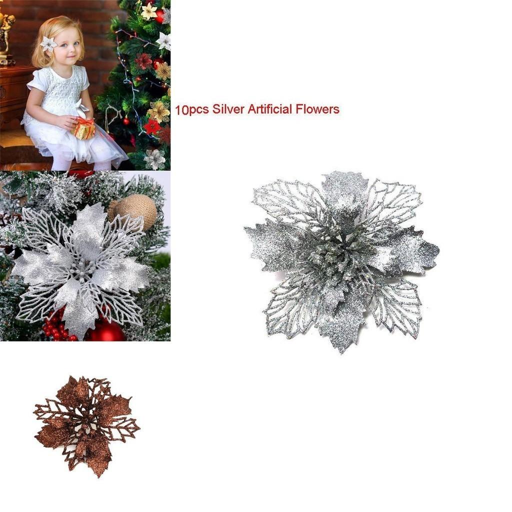 Exquisite Glitter Artificial Flowers For Elegant Home And Wedding Decor