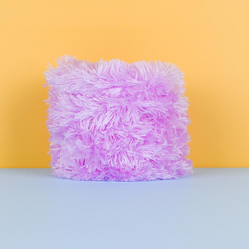 20 mm Material Kristall Sammet Vridpinne Handgjord Docka Valp Ullremsor Konstgjorda Ullremsor