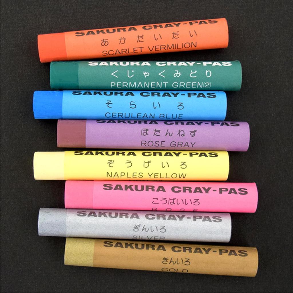 Sakura Craypas Thick 50 100th Anniversary Limited Edition VP50A2 Crayons, Roll, Colors,