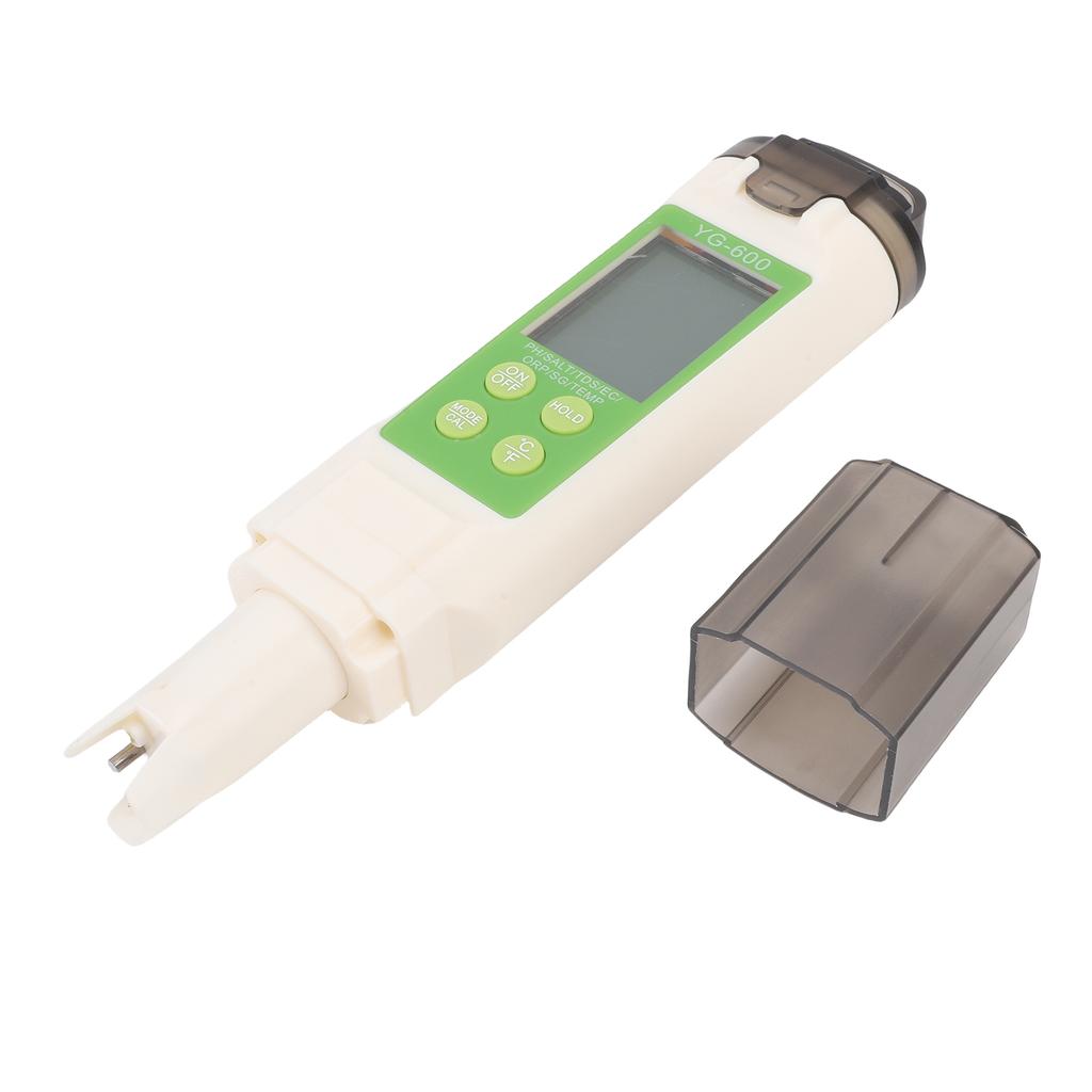 7 in 1 Water Quality Tester PH EC TDS SG Salt ORP Temperature IP66 Rating Digital Water Quality Meter for Pool Aquarium