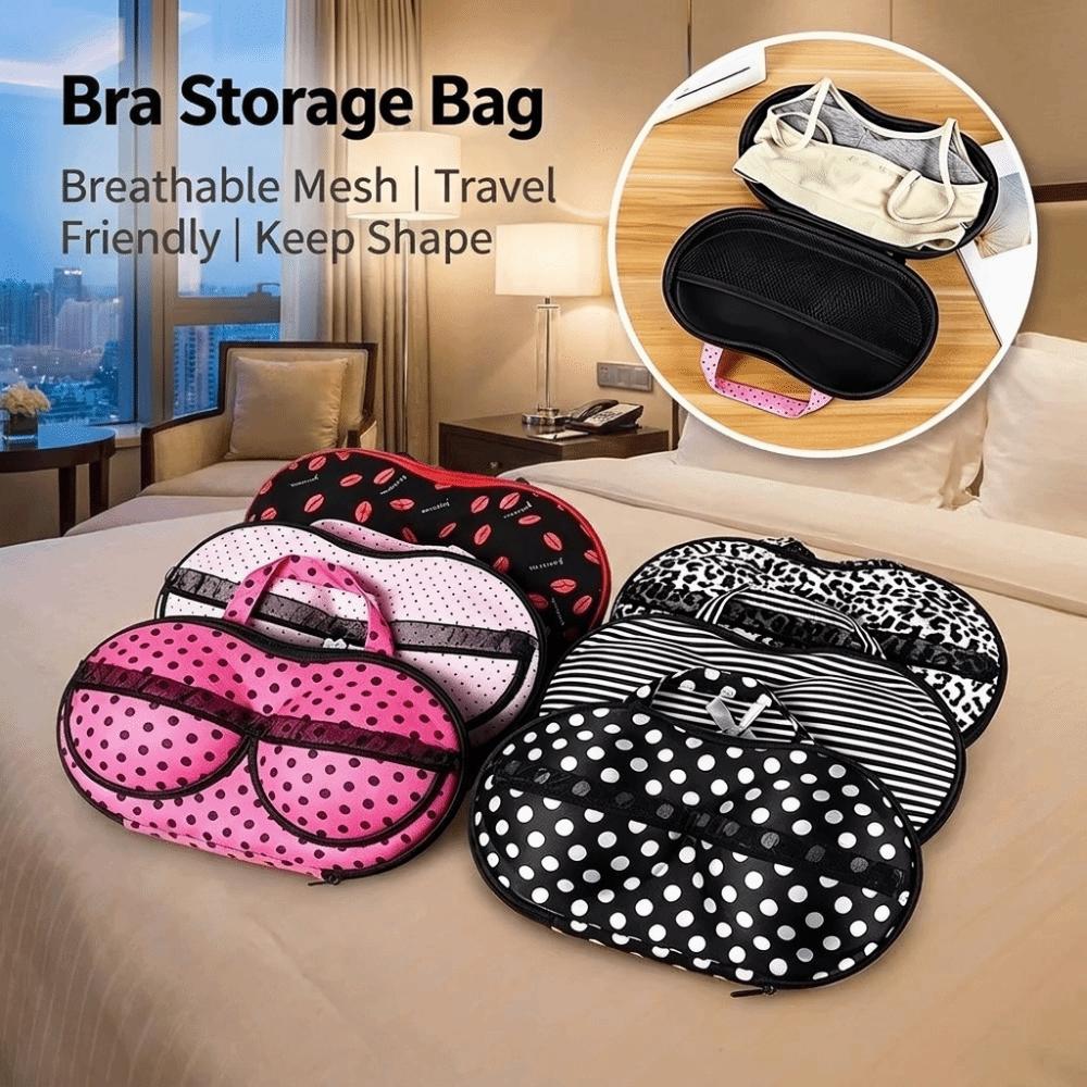 Hard Shell Lingerie Organizer Anti-Deformation Underwear Bag Fashion Bra Storage Box For Women
