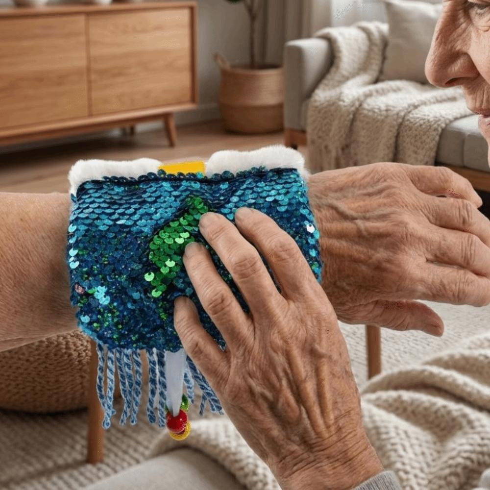 Skin-friendly Fidget Pillow Sleeve Multi-sensory Stimulation Fidget Blanket Perception Training