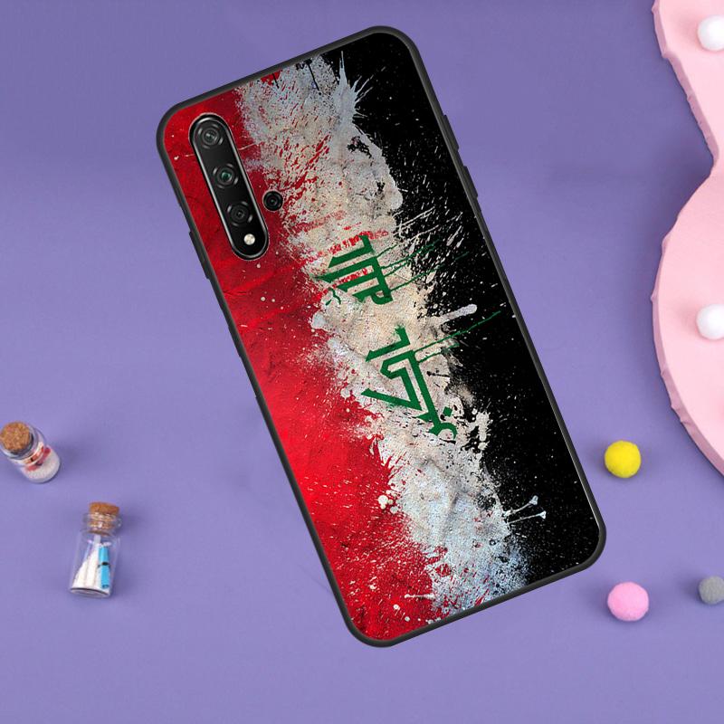 

Iraqi Iraq National Flag For Huawei Nova 10 9 SE 3i 7i 8i 11i 12i Y60 Y61 Y70 Y72 Y73 Y90 Y91 P20 P30 P40 Lite Case Huawei P20 Lite