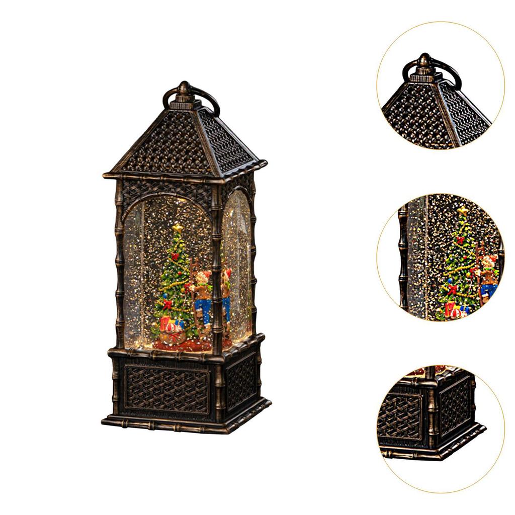 Vánoční dekorace hudební krabice Vánoční ozdoba na hračky pro vnitřní domácí obývací pokoj