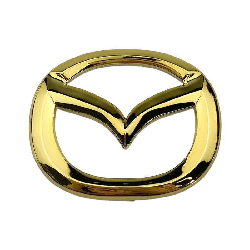 ABS Car Steering Wheel Emblem Cover Stickers for Mazda CX6 CX9 CX7 RX7 MX5 CX5 CX3 Protege Badge Internal Decals Decoration