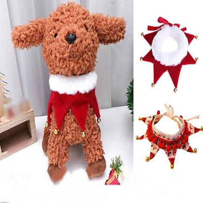 Hot Sale Bell Scarf Pet Supplies Cat Collar Pet Scarf Neckerchief Dog Bandana