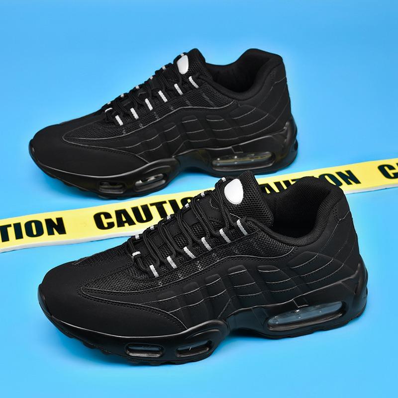 Nuevos zapatos versátiles para hombre primavera casual zapatillas de correr transpirables para hombre ligeros suela gruesa para aumentar altura modernos zapatos de papá