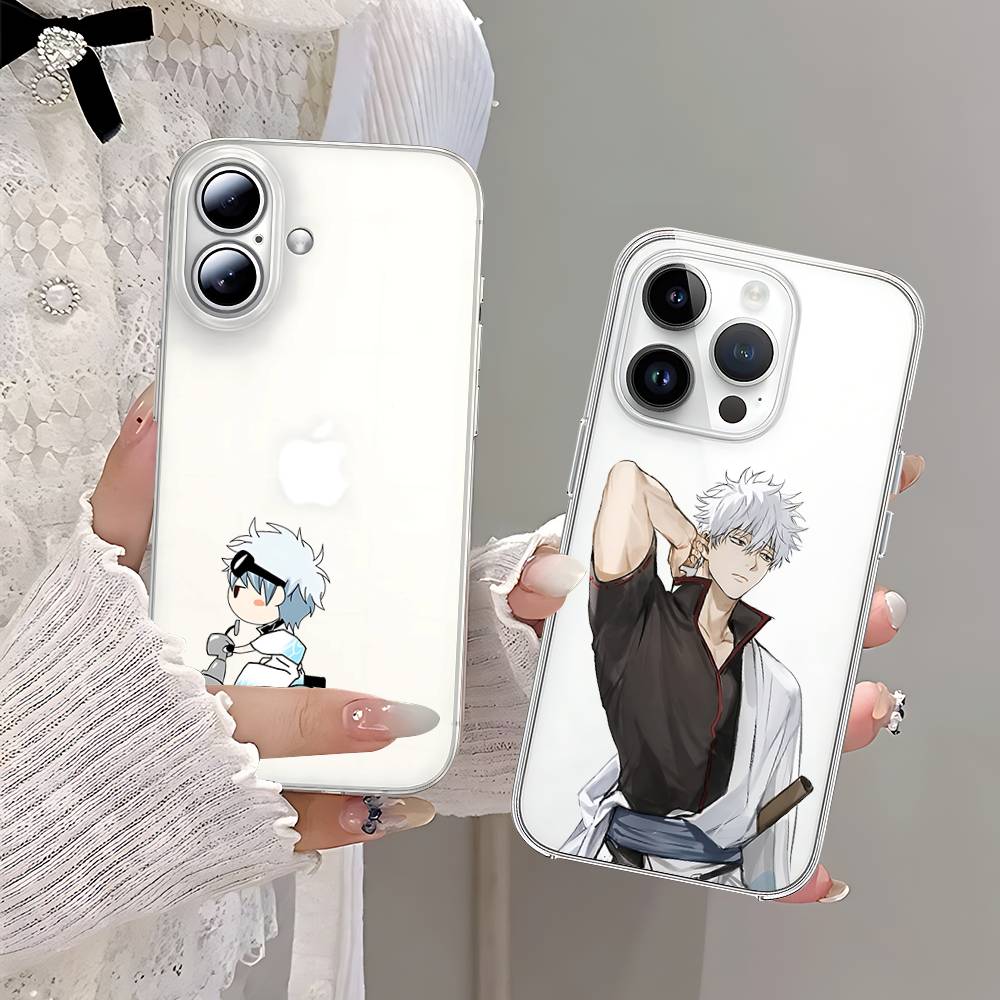 Phone Case For Samsung S26 S25 S24 S23 S22 S21 S20 FE Note20 Note10 Plus Ultra Lite Edge Amine G-Gintama 5G Clear Soft TPU Cover