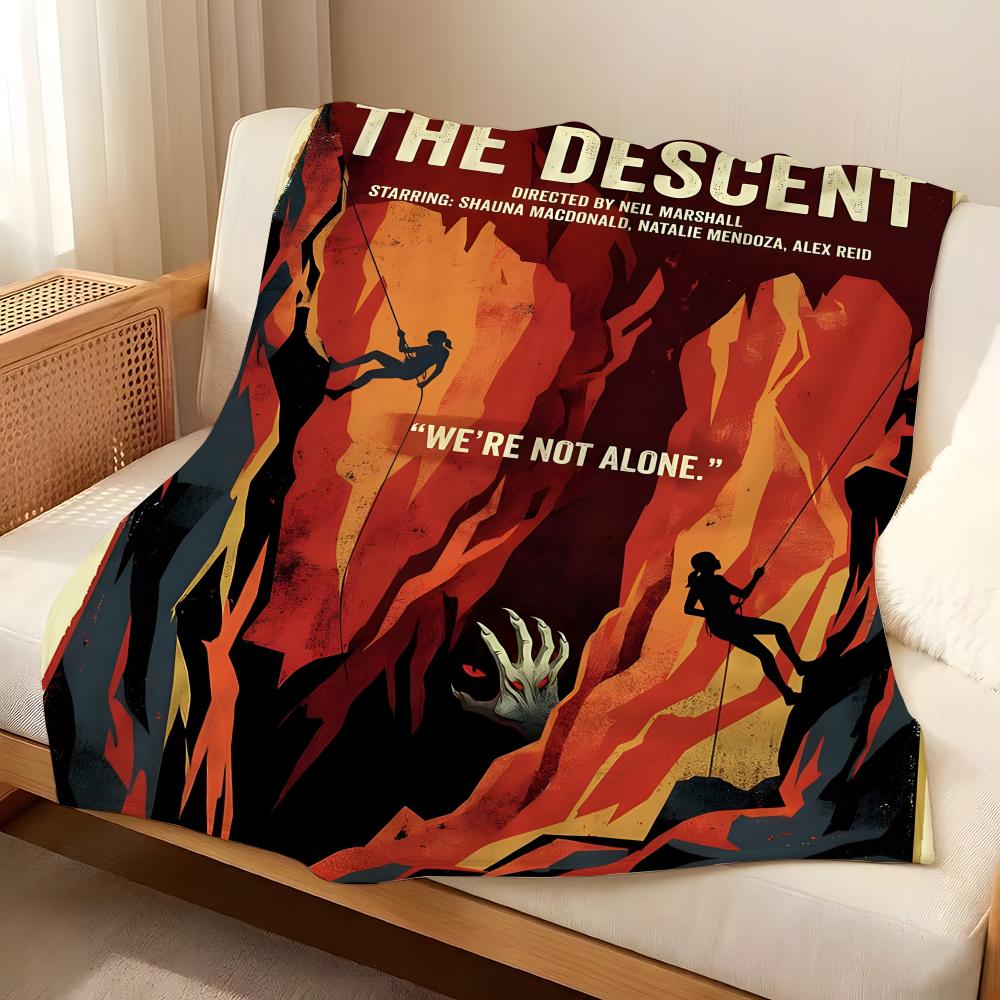 Movie T-The D-Descent Throw Flannel Blanket, Soft Warm, Durable & Washable cute Cool