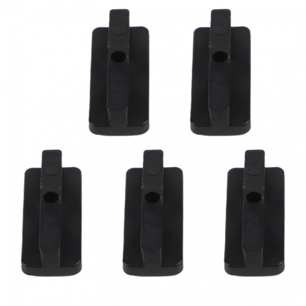 6mm T Verbunddielenclips für Außenboden Für Reparatur Packung mit 100 Stück
