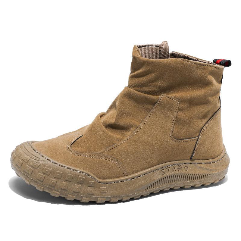 Large size high-top Martin boots, autumn new breathable shoes, non-slip casual labor insurance shoes