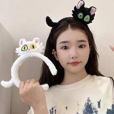 Fasce per capelli carine e creative a forma di gatto, copricapo divertente a forma di cartone animato, accessori per capelli alla moda super carini