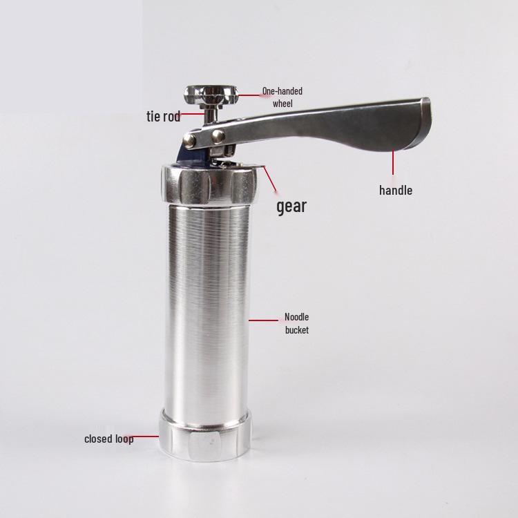 Aluminum Alloy Cookie Press with 20 Biscuit Molds - Ai Man Wu Baking Tools