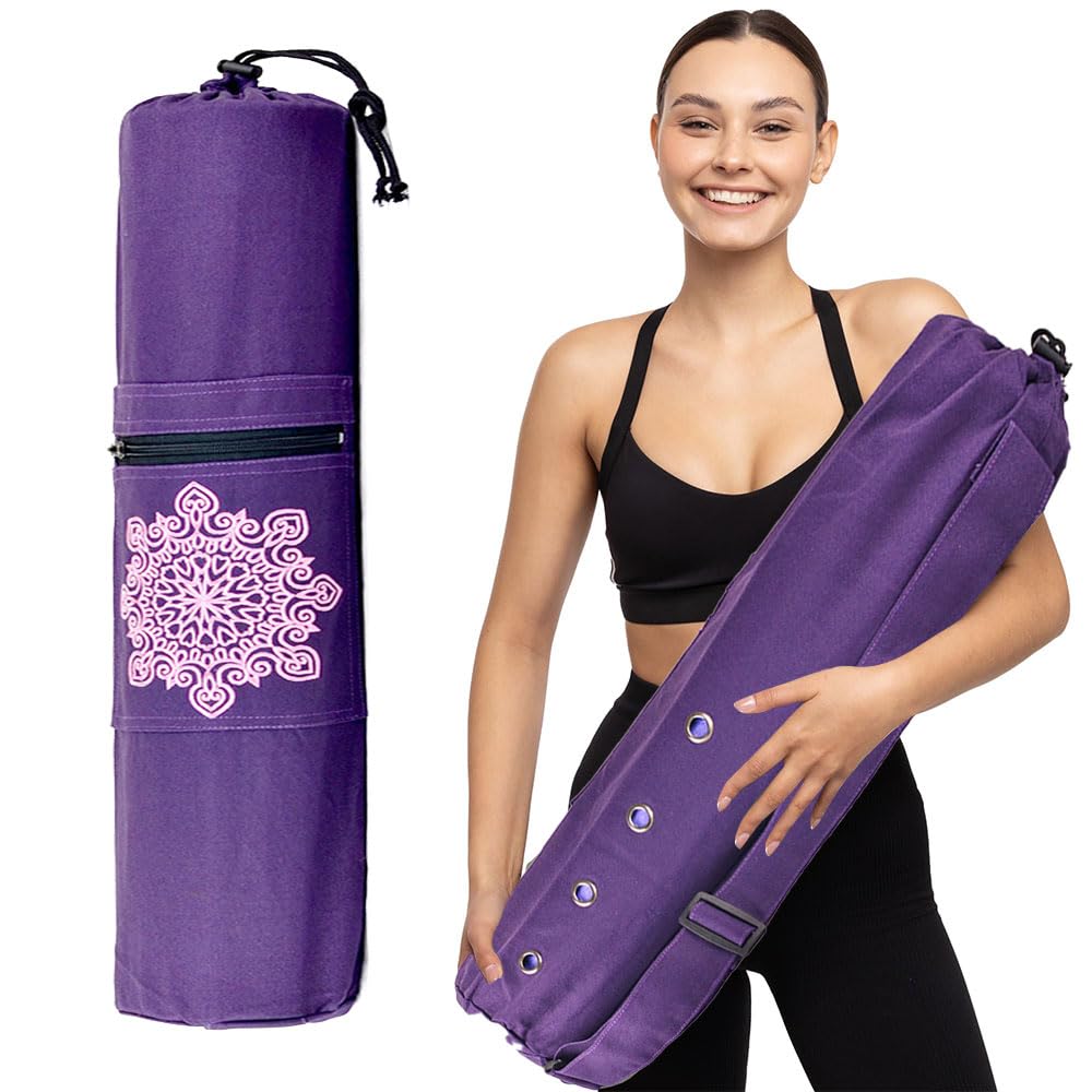 Yoga Mat Yoga Mat Storage Yoga Mat Yoga Canvas Storage and Easy to for Home Use Bag, Bag, Backpack, Handbag, Bag, Wear-Resistant Breathable, Carry,