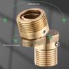 1Pcs Home Accessories Angled Curved Foot 360° Rotatable Adjustment Eccentric Screw Corner Wall Mount Shower Faucet Adapter