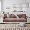 Short Plush Sofa Covers Slipcovers Sofa Towel Universal Non-slip Couch Cover for Living Room Decorative