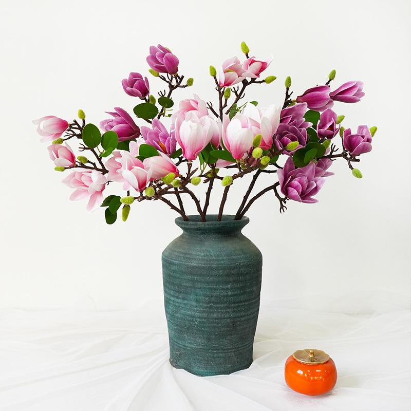 Artificial Flower Realistic Design Flower Bouquet Silk Flower Long-lasting For Living Room Gift Wedding Decoration