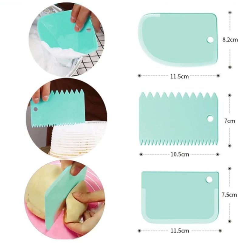 34-Piece Stainless Steel Cake Piping Tips Set Cake Cream Decoration Tools Cream Scraper Set Kitchen Baking Utensils