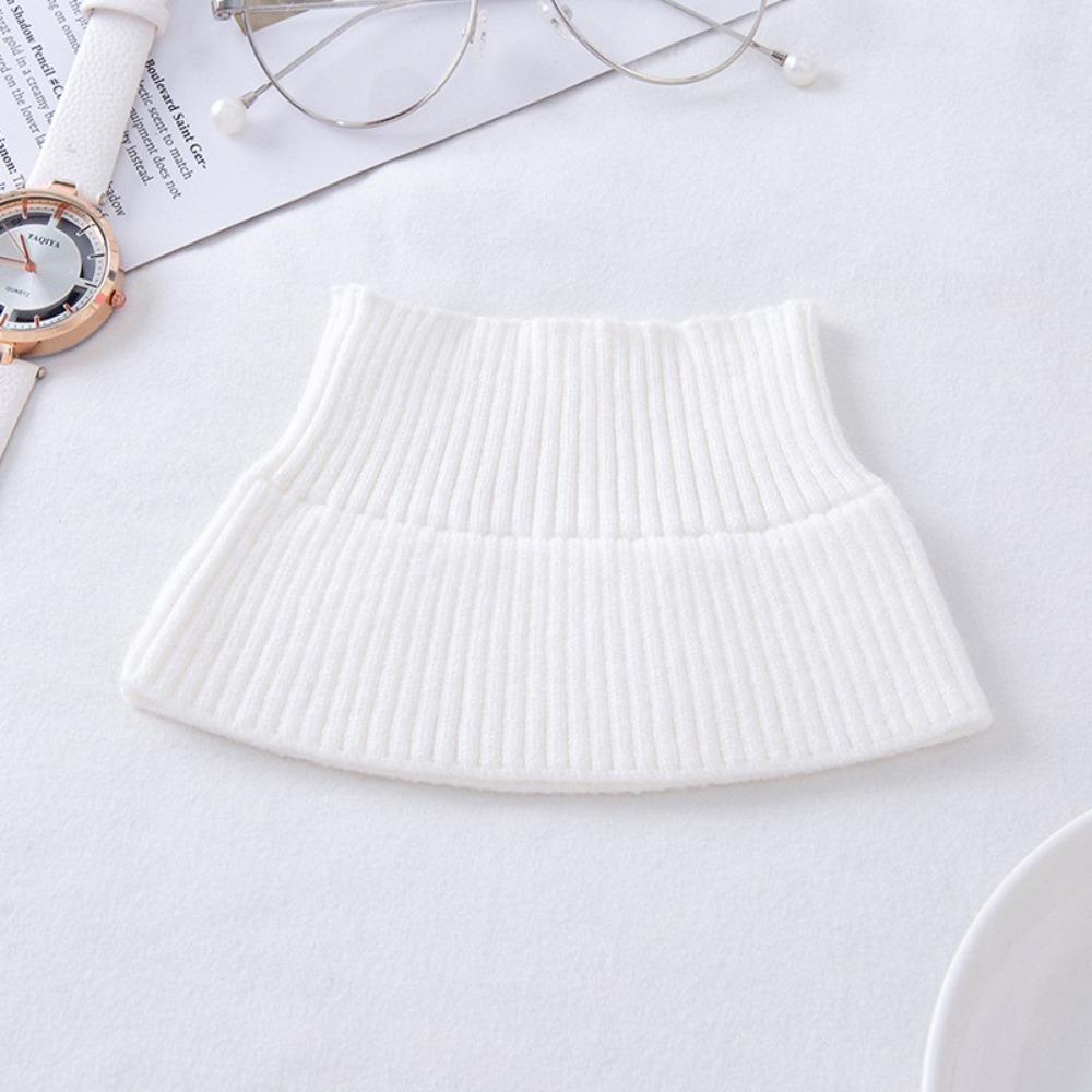 Thicken Fake Collar Neck Protection Knitted Fake Collar Fashion Sweater Collar  Women