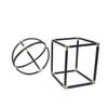 Nordisch Modern Geometrische Eisenkunst Dekoration – Minimalistische 3D Heimornamente