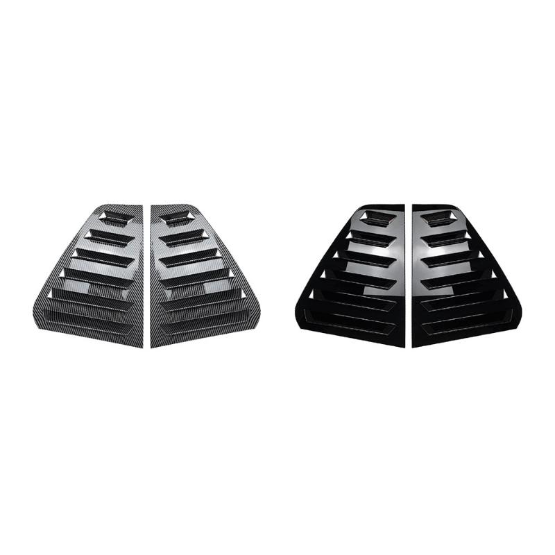 Car Rear Side Vent Quarter Window Louver Shutter Cover Trim Compatible With Golf Mk4/5/6/7/8//R Louver Cover