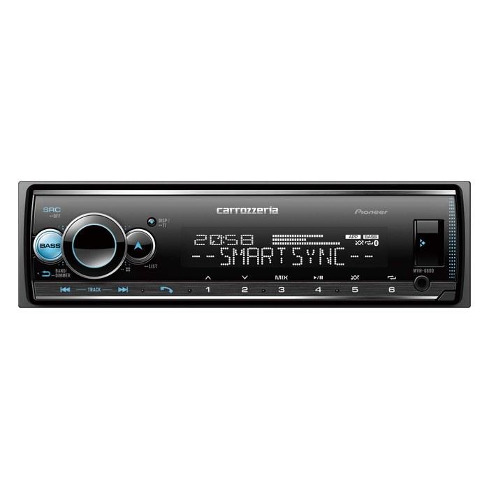 Pioneer Car Audio MVH-6600 1D Mekares Bluetooth USB iPod iPhone AUX DSP Carrozzeria (1 count)
