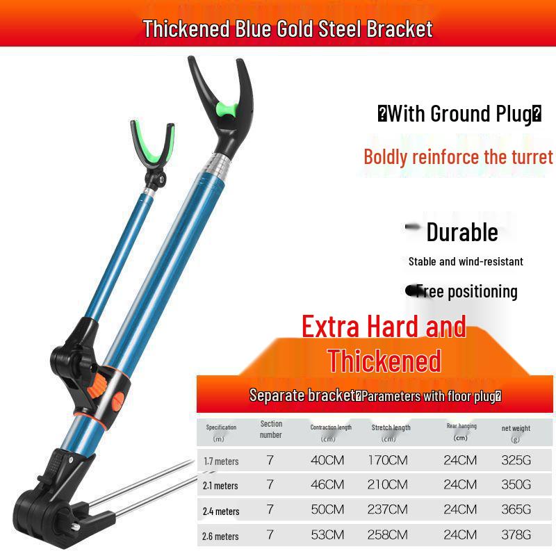 Ground Insert Table Fishing Rod Holder Stand