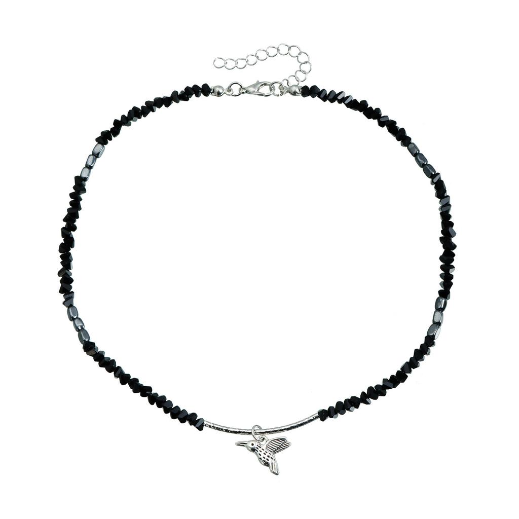 Trendige Minimalistische Vogelanhänger Halskette Verstellbare Kette Leichte Schlüsselbein Kette für Damen Modeschmuck Geschenk