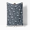 HHHollow KKnight Fashion Digital Printed Pattern Thin Blanket Flannel Blanket Portable Home Travel Office Lunch Break Blanket