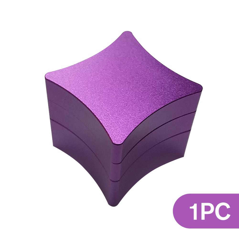 1Pc Square Cue Chalk Holder Portable Magnetic Pool Cue Chalk Holder with 3 Sections Aluminum Alloy Case Snooker for Carrying