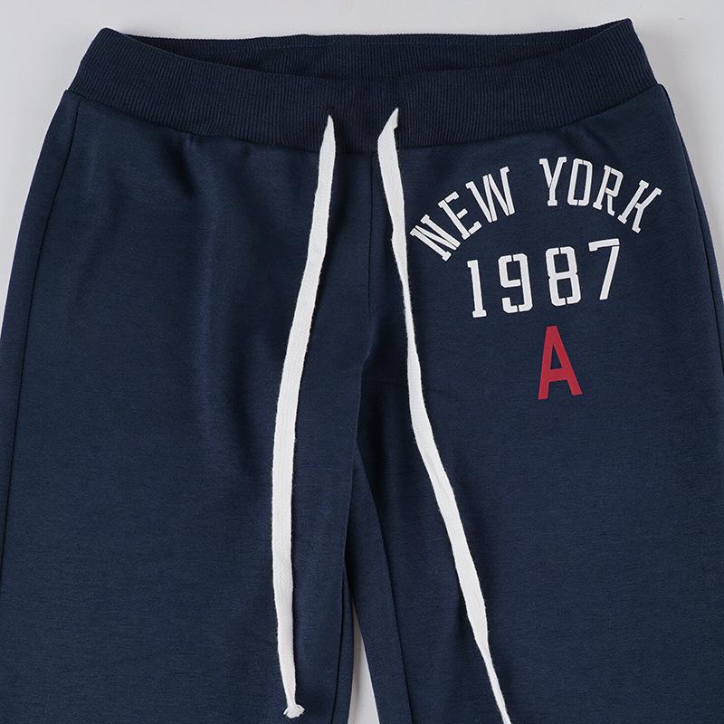 Pantalones de Moda de Tiro Bajo con Bloques de Color y Cordones - Casual y Cómodos