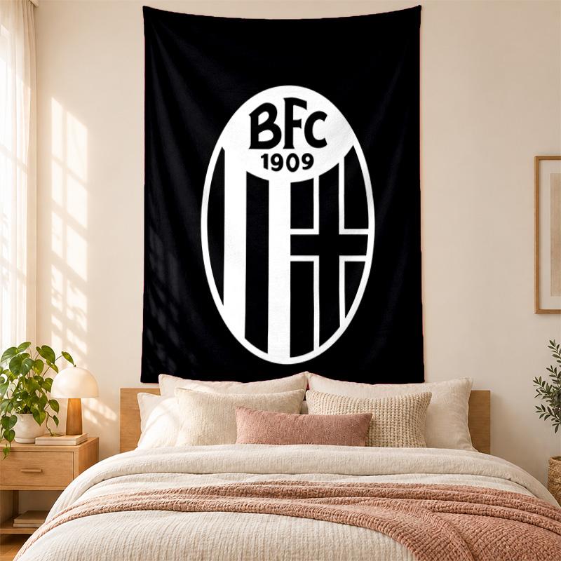 Bologna Football Club Tapestry Highquality for Decorating Living Room Bedroom Dorm Walls Ideal As Bedroom Wallart Orholiday Gift