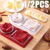 1/2PC Multi Functional Egg Cutting Artifact Stainless Steel Slicer Fancy Splitter Kitchen Divider Two In One Egg Cutter Tools