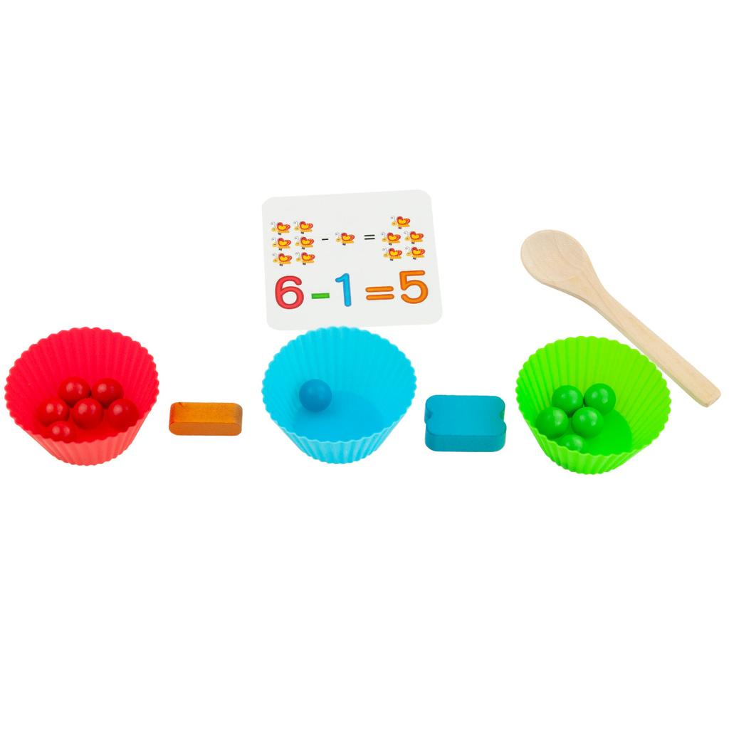TG67019 Wooden Caterpillar Train Educational Puzzle Learning Numbers