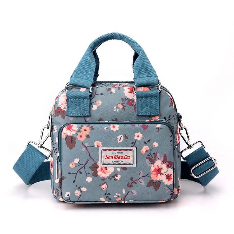 Afslappet Håndtaske med Print Let og Vandafvisende Enkelt-skulder Crossbody Taske til Shopping