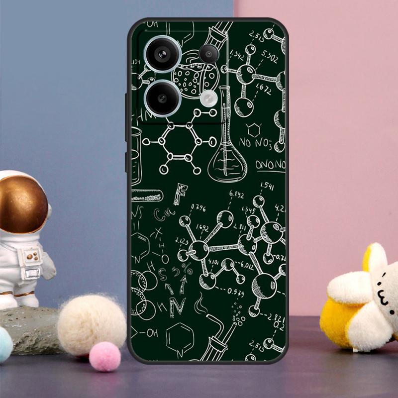 Vintage Chemistry Laboratory Case For Xiaomi Redmi Note 15 Pro Plus 10 11 12 13 14 Pro Redmi 15 15C 14C 10C 12C 13C Cover