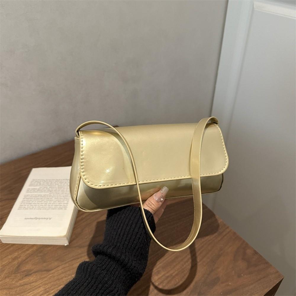 Mode Flip Cover Schoudertas PU Vierkante Onderarmtas Handtas