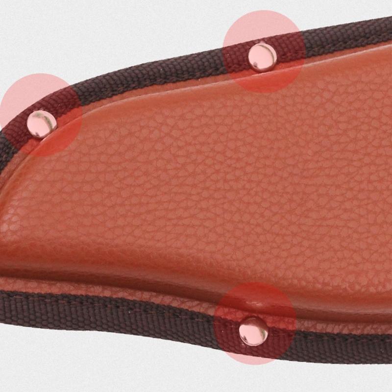 Hand Pruner Pouch and Folding Knife Holder Compact Protective Leather for Case