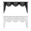 Swag Valance Vintage Decoration Breathable To Hang Waterfall Window Valance for
