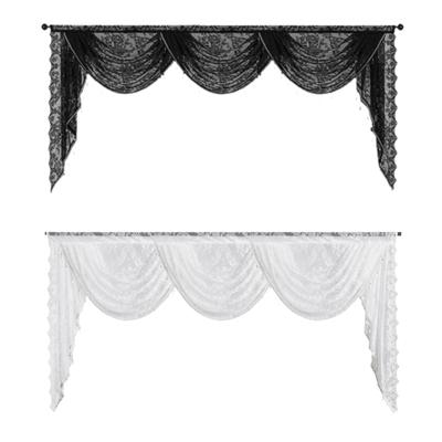 Swag Valance Decorative Decoration To Hang Waterfall Window Valance for Bedroom Room