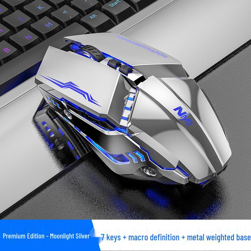Luminous Wired USB Mechanical Gaming Mouse for PC & Laptop