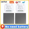 Battery-free, Waterproof, Self-powered Smart Switch; Wireless and Adhesive, Remote Control for Easy Household Use.