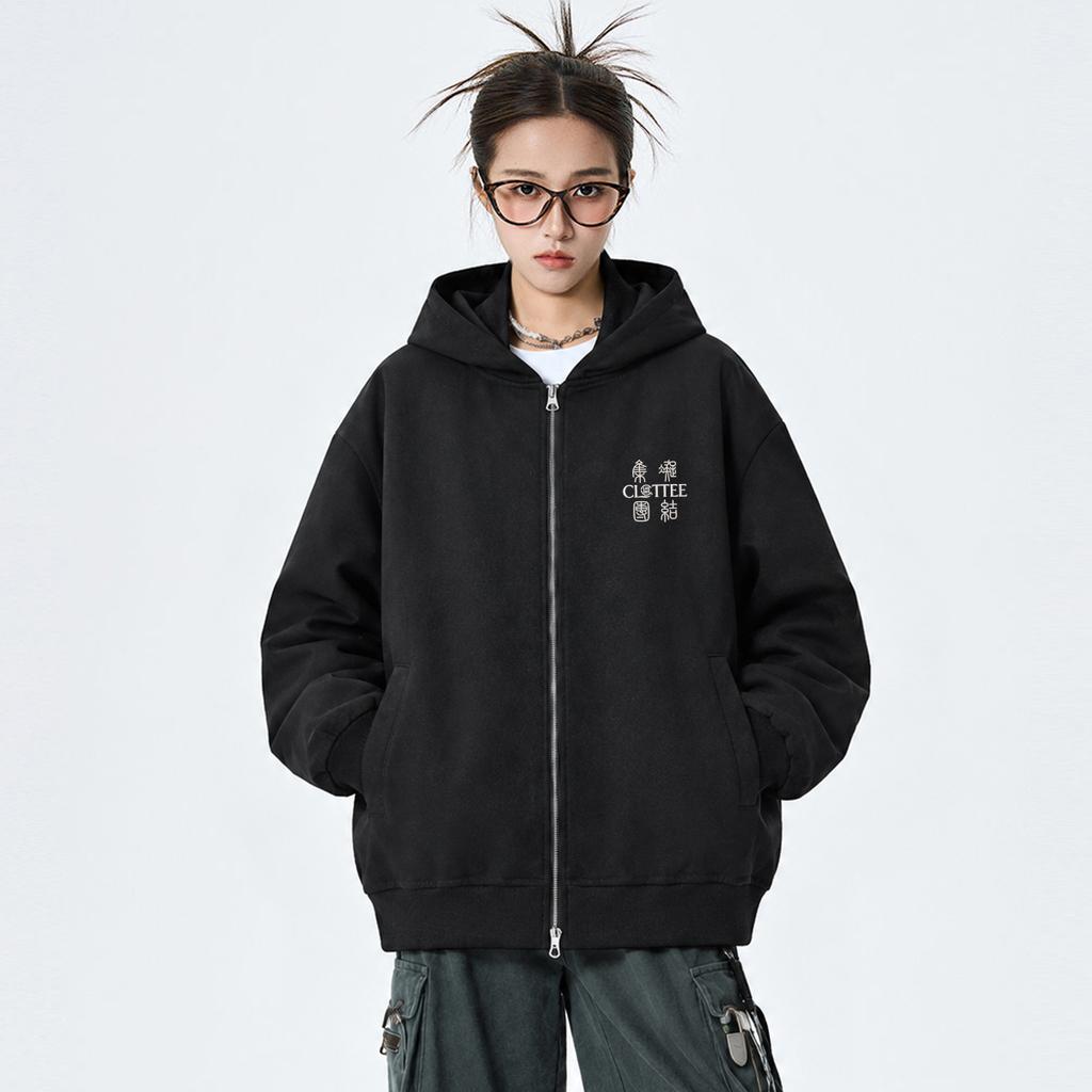 CLOT Sweatshirts Unisex Hooded Non Detachable Moderate EL2630118A060012-Q7