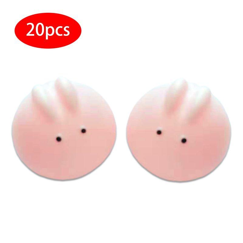 20pcs Adorable Squeeze Pink Pig Stress Relief Toys Perfect For Birthday Gifts